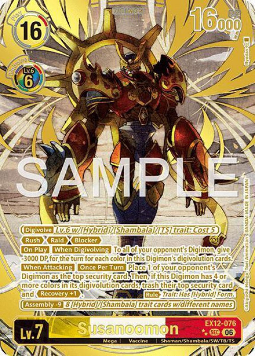 Digimon Trading Card Game Digital World Shambala Single Card
