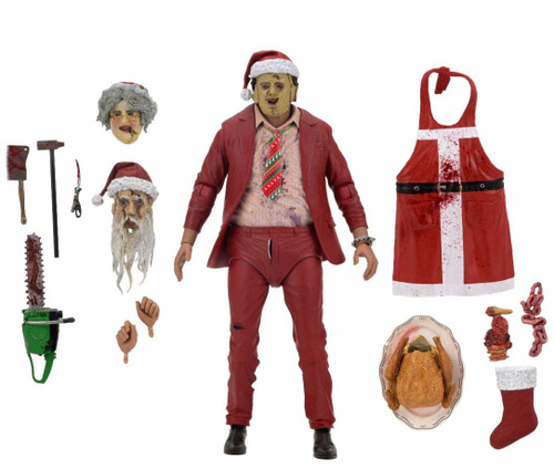 NECA Texas Chainsaw Massacre Santa Leatherface Action Figure Ultimate Version (Pre-Order ships November)、ToyWiz、kayou