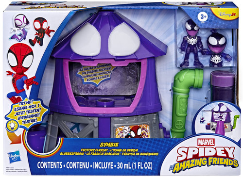 Marvel Spidey & His Amazing Friends Symbie Exclusive Factory Playset、ToyWiz、kayou