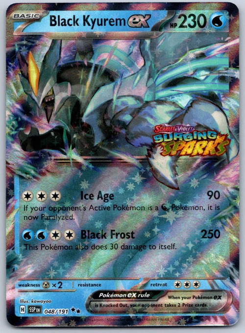 pokemon cards black kyurem - ex 218/191 When a Pokmon Pokemon Trading Card Game Surging