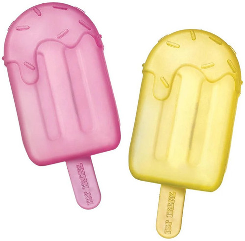 Super Duper Sugar Squisher Ice Pops Yellow & Pink 4-Inch Squish Toy 2-Pack、ToyWiz、kayou