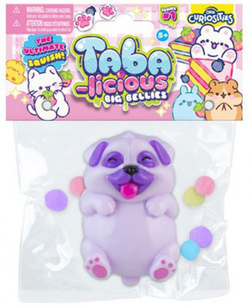 Taba-Licious Big Bellies Dog 4-Inch Squeeze Toy、ToyWiz、kayou