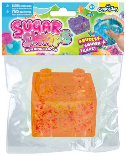 Sugar Swaps Building Blocks ORANGE Squeeze Toy ORB Toy Company