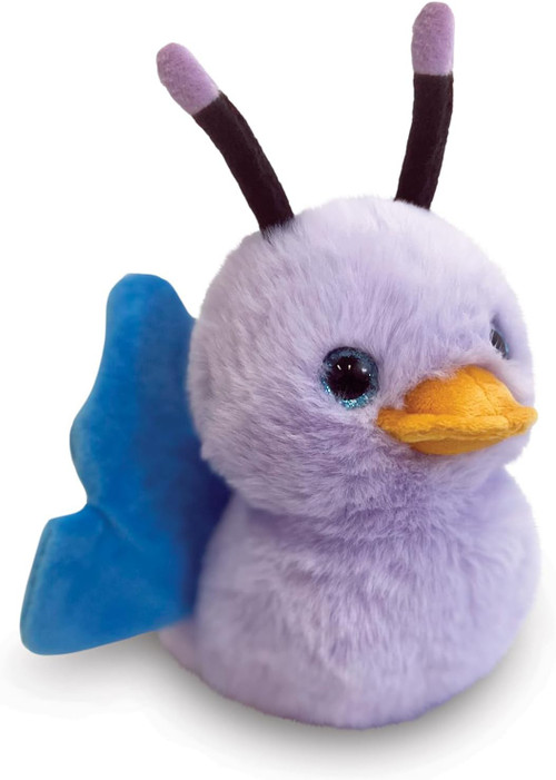 World's Softest Plush Wubbees Duckees Flutter 7-Inch Plush Butterfly、ToyWiz、kayou