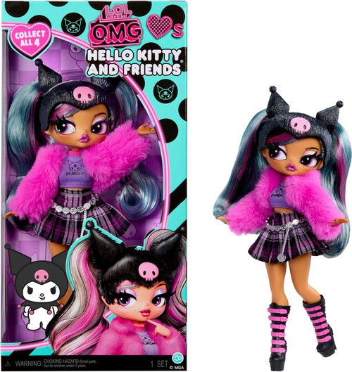 LOL Surprise Hello Kitty & Friends OMG Kuromi Fashion Doll、ToyWiz、kayou