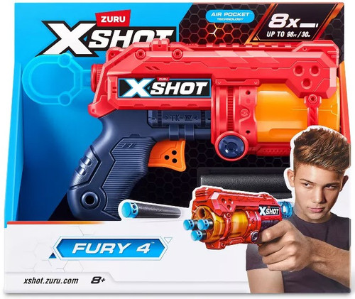 X-Shot Fury 4 Blaster 8 Darts、ToyWiz、kayou