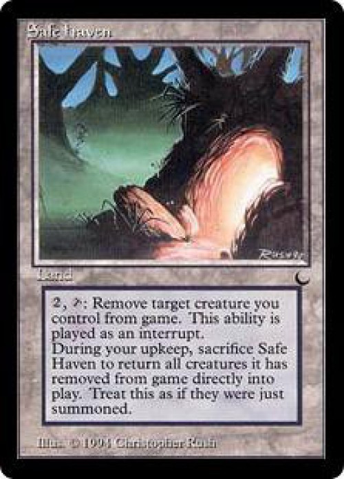 MtG The Dark Rare Safe Haven Lightly Played、ToyWiz、kayou