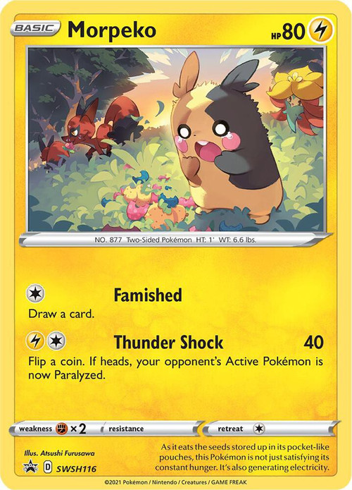 Pokemon Trading Card Game Sword & Shield Promo Uncommon Morpeko #116、ToyWiz、kayou