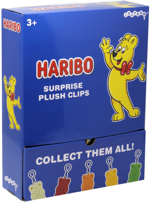 Haribo Goldbears Surprise Plush Clip 3-Inch Mystery Box 24 Packs、ToyWiz、kayou