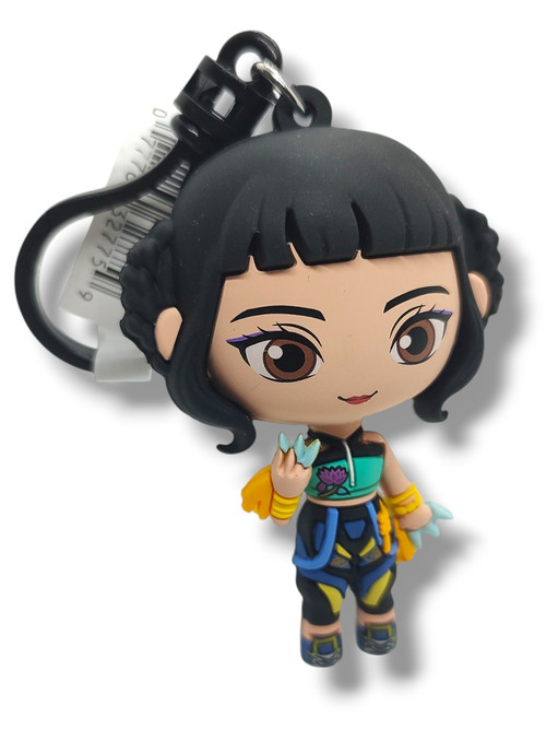KPop Demon Hunters 3D Figural Foam Bag Clip HUNTR/X Zoey 2-Inch Minifigure Loose、ToyWiz、kayou