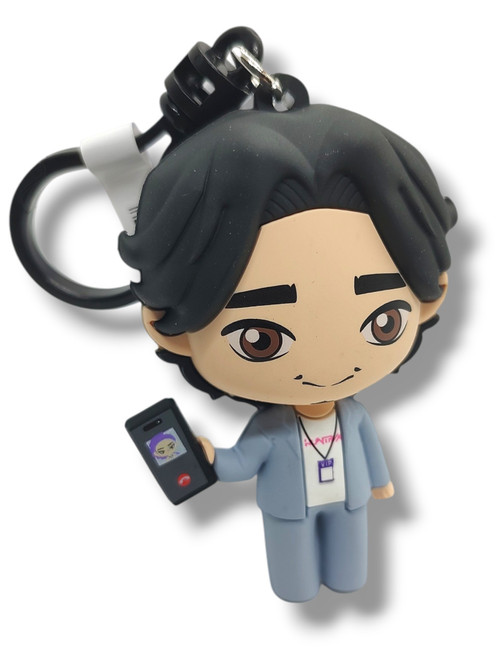 KPop Demon Hunters 3D Figural Foam Bag Clip HUNTR/X Bobby 2-Inch Minifigure Loose、ToyWiz、kayou