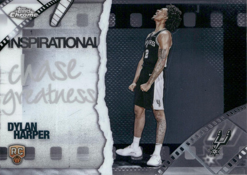 NBA 2025-26 Topps Chrome Basketball Inspirational Dylan Harper IP-19 Rookie、ToyWiz、kayou