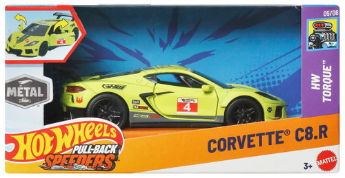 Hot Wheels Pull-Back Speeders Muscle Mania Corvette C8.R 143