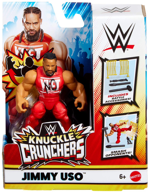 WWE Wrestling Knuckle Crunchers Jimmy Uso Action Figure、ToyWiz、kayou