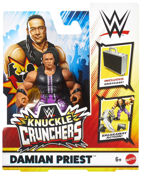 WWE Wrestling Knuckle Crunchers Damian Priest 3.5 Action Figure