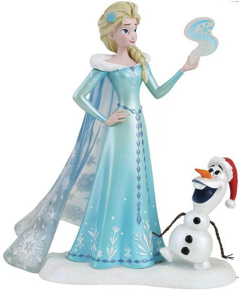 Frozen Disney Showcase Collection Elsa & Olaf Seasonal 8-Inch Statue (Pre-Order ships November)、ToyWiz、kayou