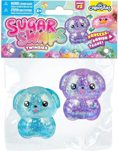 Sugar Swaps Twinsies Dogs 2.25 Squeeze Toy 2-Pack ORB Toys - ToyWiz