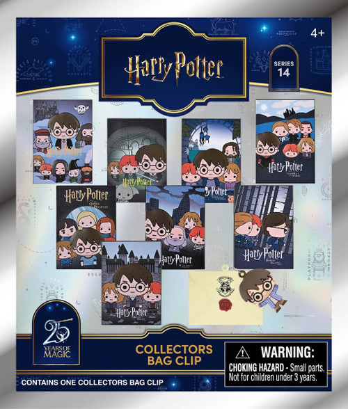 3D Figural Foam Bag Clip Harry Potter Series 14 2-Inch Mystery Pack 1 RANDOM Figure、ToyWiz、kayou