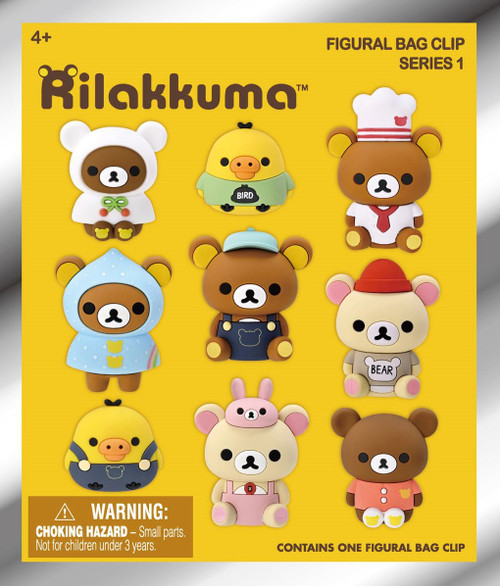 Rilakkuma 3D Figural Foam Bag Clip Rilakkuma Series 1 2 Mystery