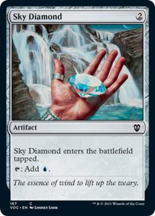 MtG Trading Card Game Commander: Innistrad: Crimson Vow Common FOIL Sky Diamond #337、ToyWiz、kayou