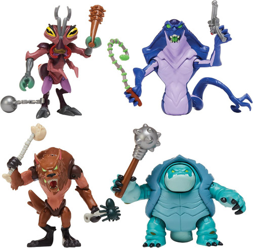 Teenage Mutant Ninja Turtles World of TMNT Monster Mutanimals Antrax, Scale Tail, Rahzar & Tokka Action Figure 4-Pack Boxed Set Tales of the TMNT、ToyWiz、kayou