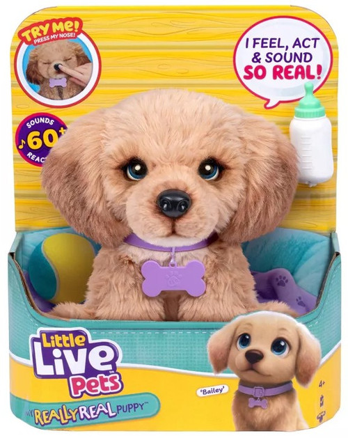 ロンイービー　リトルドッグ　RonＥBee LITTLE DOG Little Live Pets My Really Real Puppy Bailey Electronic Pet 60