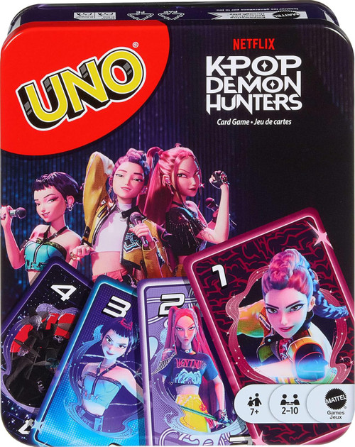 UNO KPop Demon Hunters Card Game Tin、ToyWiz、kayou