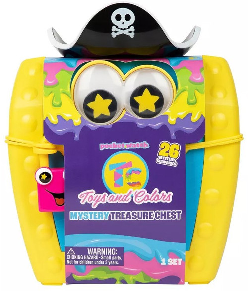 Toys and Colors Pocket Watch Treasure Mystery Chest 26 Surprises Inside!、ToyWiz、kayou