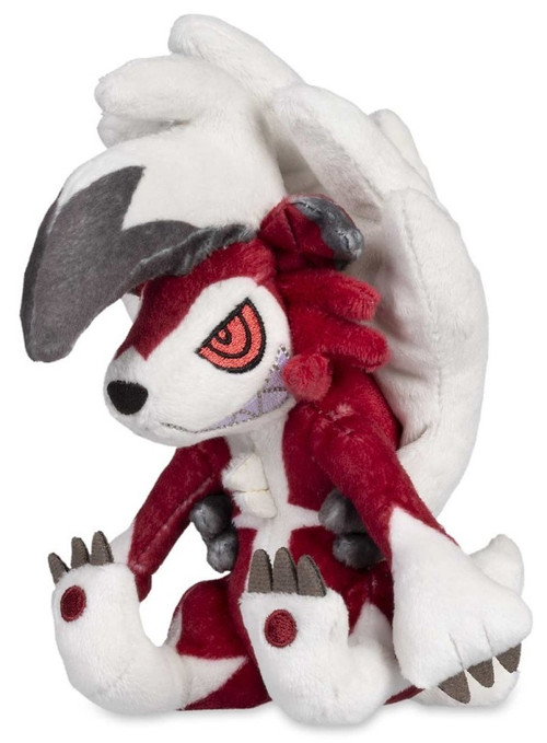 Pokemon Sitting Cuties Lycanroc 6.25-Inch Plush Midnight Form、ToyWiz、kayou