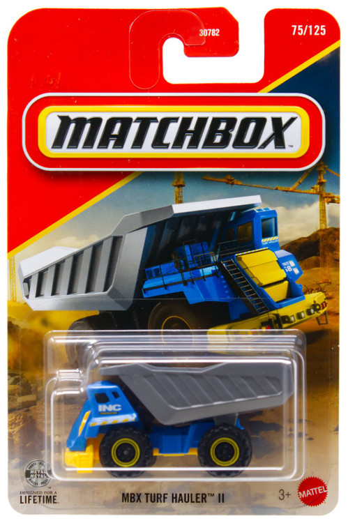 Matchbox MBX Turf Hauler II Diecast Car Blue、ToyWiz、kayou