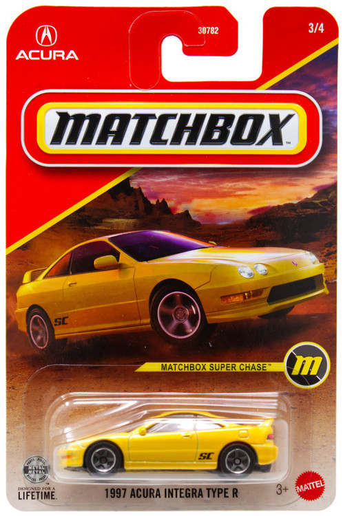 Matchbox 1997 Acura Integra Type R Diecast Car Matchbox Super Chase、ToyWiz、kayou
