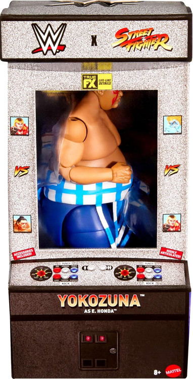 WWE Wrestling X Street Fighter Yokozuna as E. Honda Action Figure & Accessories、ToyWiz、kayou