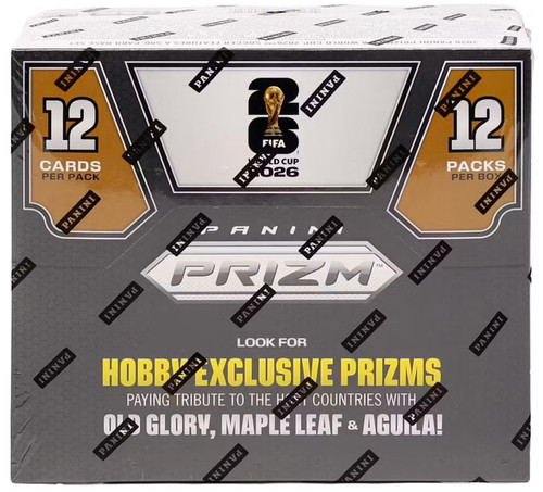 FIFA World Cup Panini 2026 Prizm Soccer Trading Card HOBBY Box 12 Packs、ToyWiz、kayou