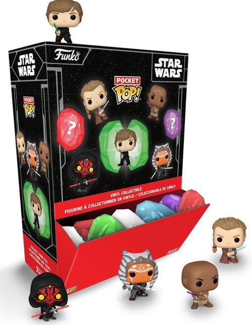 Funko Star Wars Pocket POP! Kyber Crystals Mystery Pack 1 RANDOM Figure、ToyWiz、kayou
