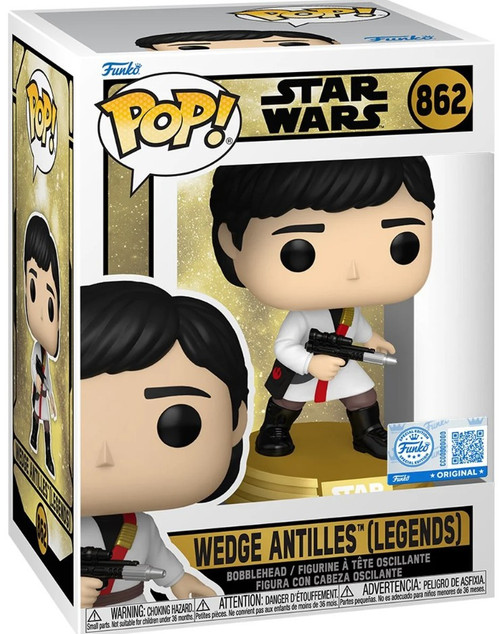 Funko Legends POP! Star Wars Wedge Antilles Exclusive Vinyl Figure #862、ToyWiz、kayou