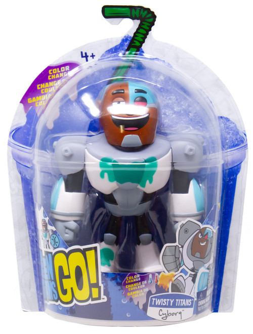 Teen Titans Go! DC Twisty Titans Color Change Cyborg 6-Inch Bendable Figure、ToyWiz、kayou