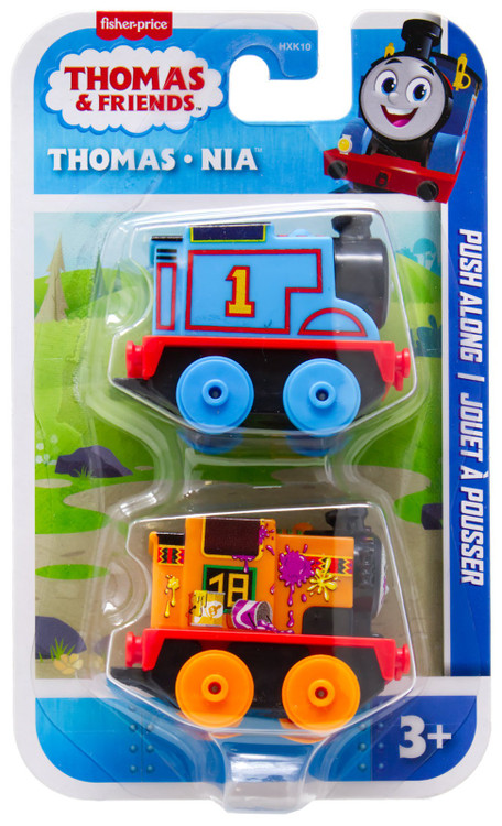Thomas & Friends Push Along Thomas & Nia Vehicle 2-Pack、ToyWiz、kayou