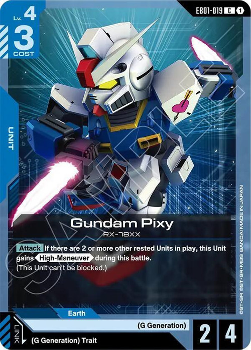 Gundam Trading Card Game Eternal Nexus Single Card Common Gundam