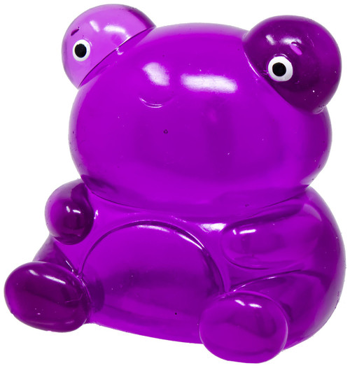 Giant Gummy Buddies Scented Purple Frog 4-Inch Squeeze Toy、ToyWiz、kayou