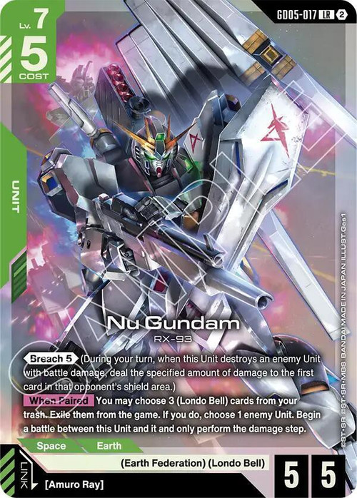 Gundam Trading Card Game Freedom Ascension Single Card Legend Rare