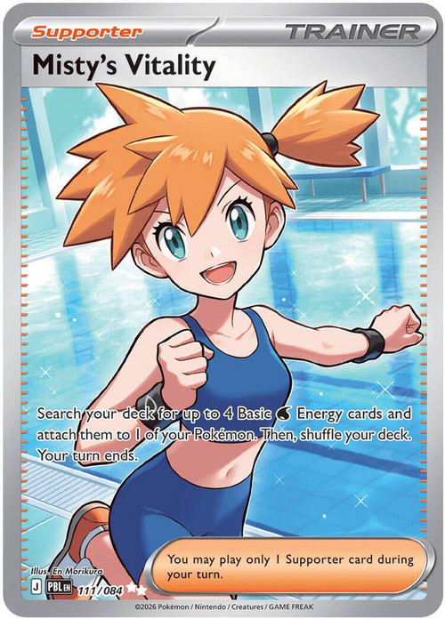 misty's pokemon cards [PSA] Favor 235/236 Pokémon Extended Artwork Protective Card Display Case Look at 1 of your Prize cards Pokemon Abyss Eye Misty's Determination…
