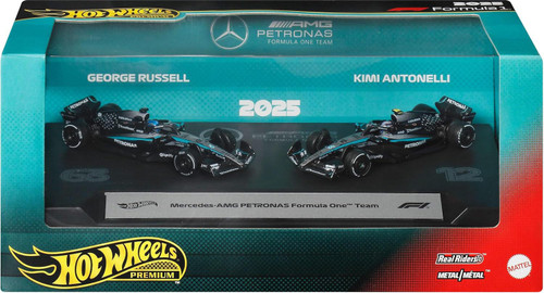 Hot Wheels Premium Mercedes-AMG Petronas Formula One Team Die Cast Car Set、ToyWiz、kayou