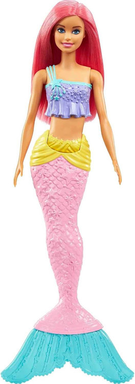 Dreamtopia Fantasy Barbie Mermaid 13.25-Inch Doll Pink & Purple、ToyWiz、kayou