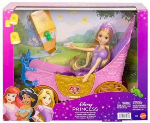 Disney Princess Tangled Grand Carriage & Rapunzel 12-Inch Doll Playset、ToyWiz、kayou