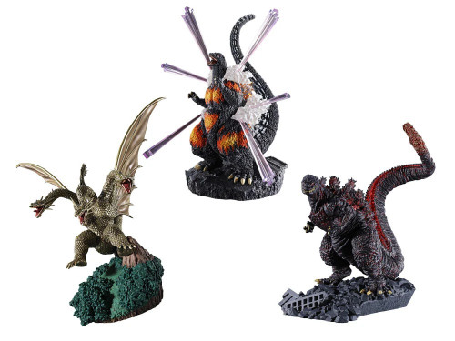 Godzilla Minus One Petitrama EX Godzilla EX 01 3.3-Inch Set of 3 Collectible Figures (Pre-Order ships December)、ToyWiz、kayou