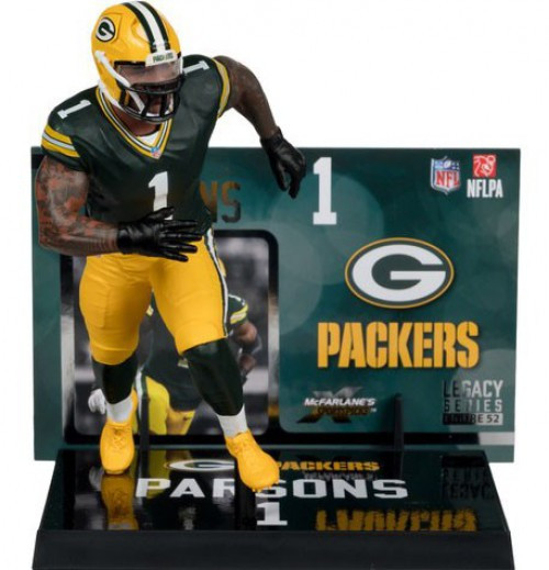 McFarlane Toys NFL Green Bay Packers Micah Parsons Posed Figure、ToyWiz、kayou
