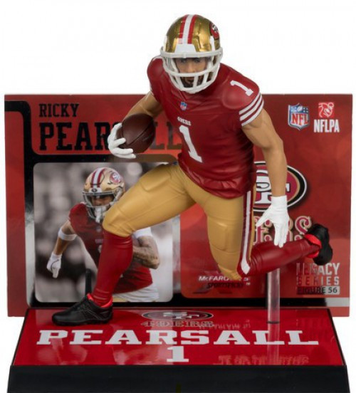 McFarlane Toys NFL San Francisco 49ers Ricky Pearsall 6-Inch Posed Figure #56、ToyWiz、kayou