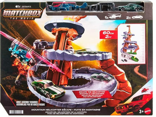 Matchbox: The Movie Mountain Helicopter Escape Playset、ToyWiz、kayou