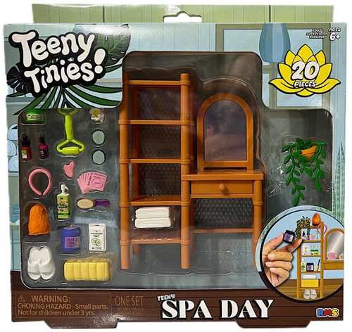 Teeny Tinies! Teeny Spa Day Playset 20 Pieces、ToyWiz、kayou