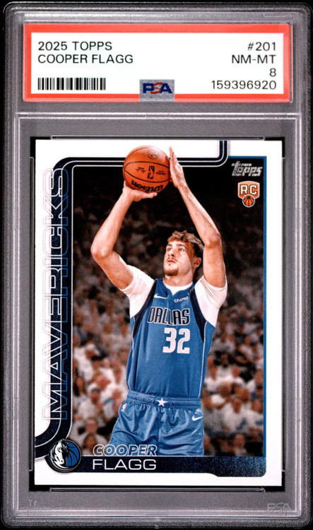NBA 2025-26 Topps Basketball Cooper Flagg #201 Rookie PSA 8、ToyWiz、kayou